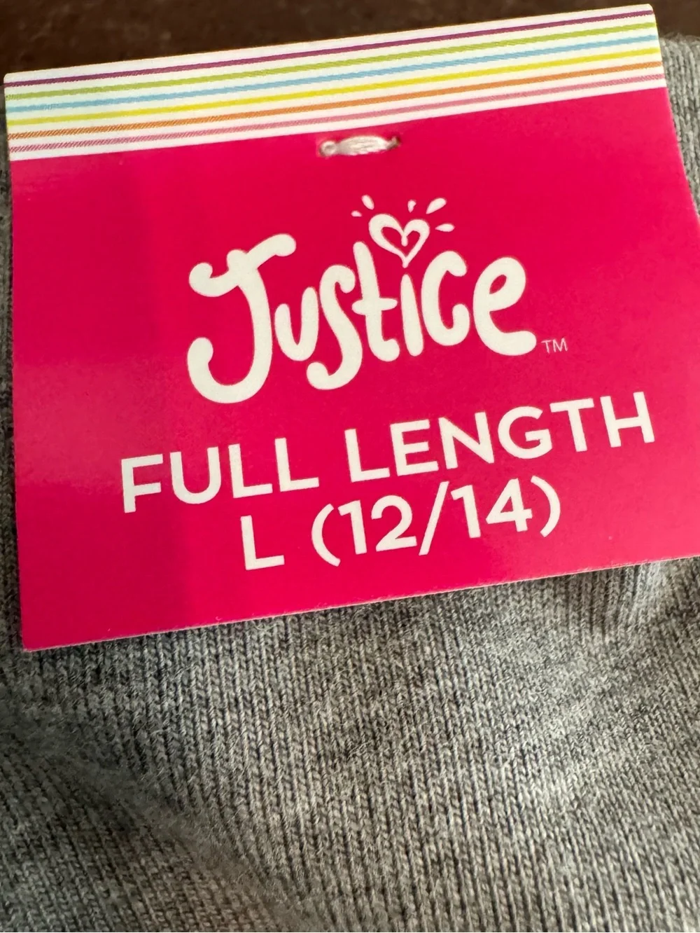 Justice new tags